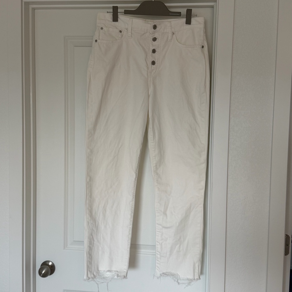 White High-Rise cropped Women’s Jeans